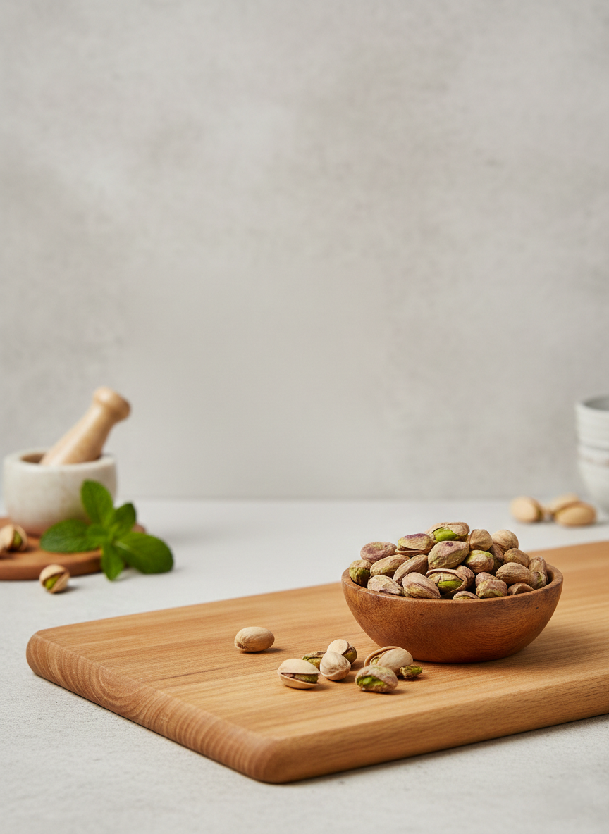 Pistagenötter utan skal