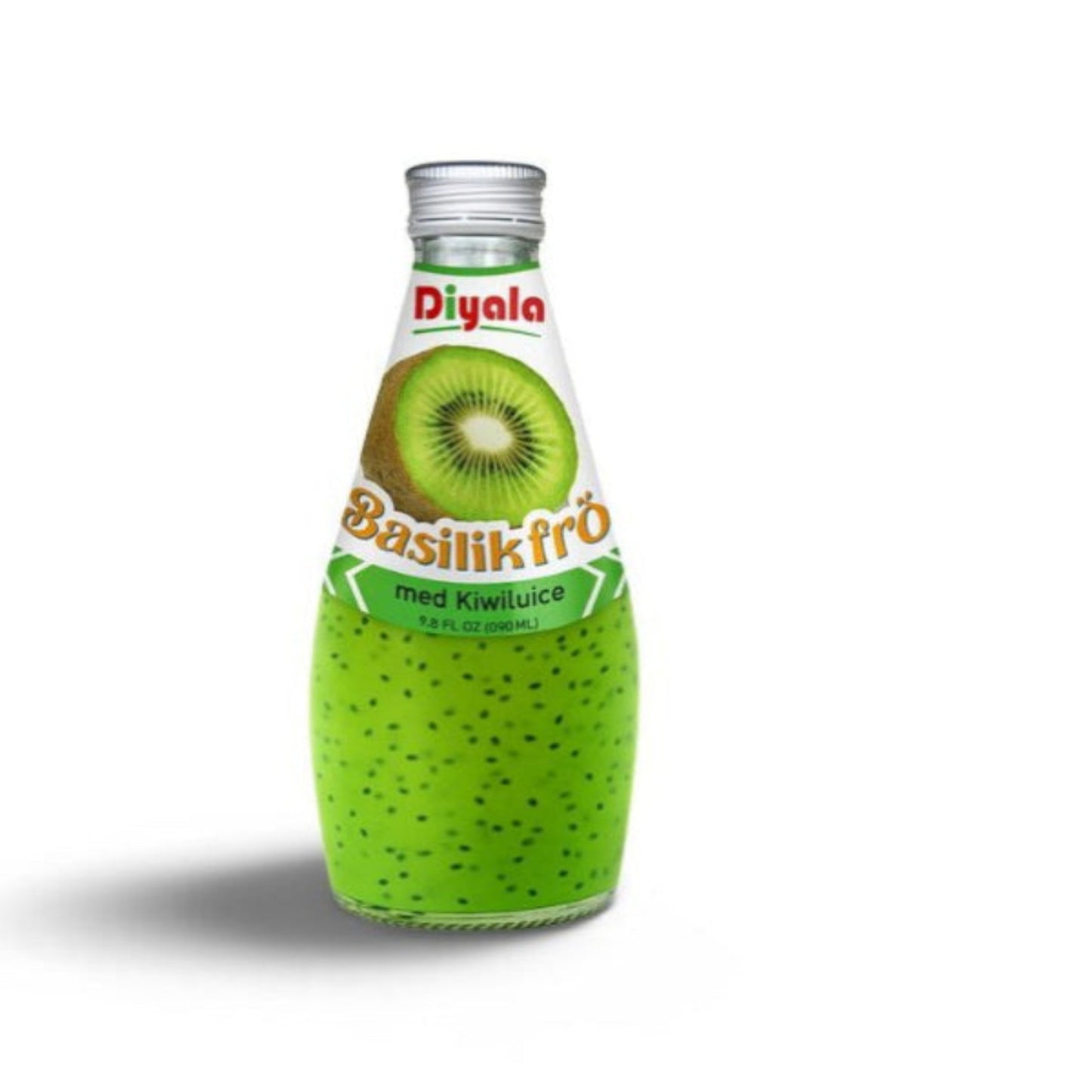 Basilikafrödryck kiwi